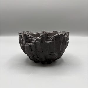 4 pulgadas de ancho x 2,5 pulgadas de alto/Cerámica hecha a mano de alta calidad/Maceta para suculentas/Maceta hecha a mano/Maceta de caudex/Maceta de cerámica/Jardinera/Maceta negra