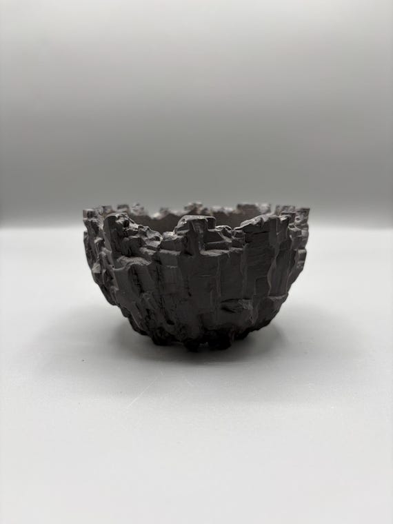 4 inch W* 2.5 inch H/ High quality handmade ceramic pottery/Succulent Pot/Handmade Pot/Caudex Pot/Ceramic Pot/Planter/Black Pot