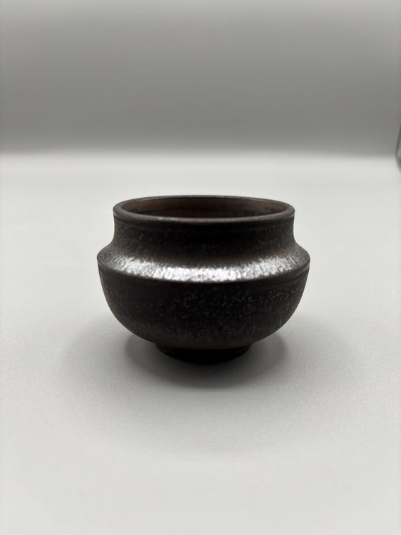 1.75 inch W* 1.5 inch H/ High quality handmade ceramic pottery/Succulent Pot/Handmade Pot/Caudex Pot/Ceramic Pot/Planter/Black Pot