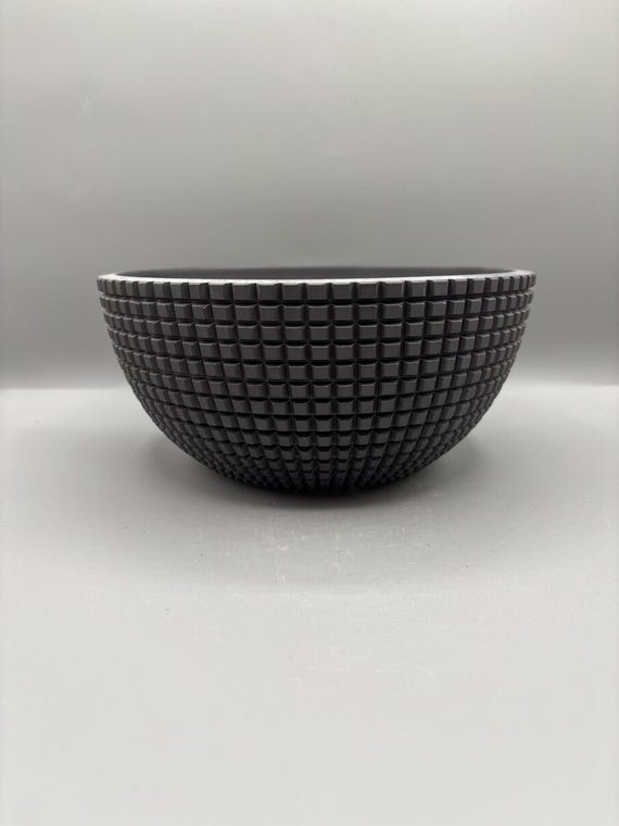 8 inch W* 4 inch H/ High quality handmade ceramic pottery/Succulent Pot/Handmade Pot/Caudex Pot/Ceramic Pot/Planter/Black Pot/Cactus Pot