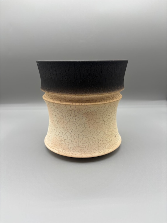 5.25 inch W* 5.5 inch H/ High quality handmade ceramic pottery/Succulent Pot/Handmade Pot/Caudex Pot/Ceramic Pot/Black Pot/Cactus Pot