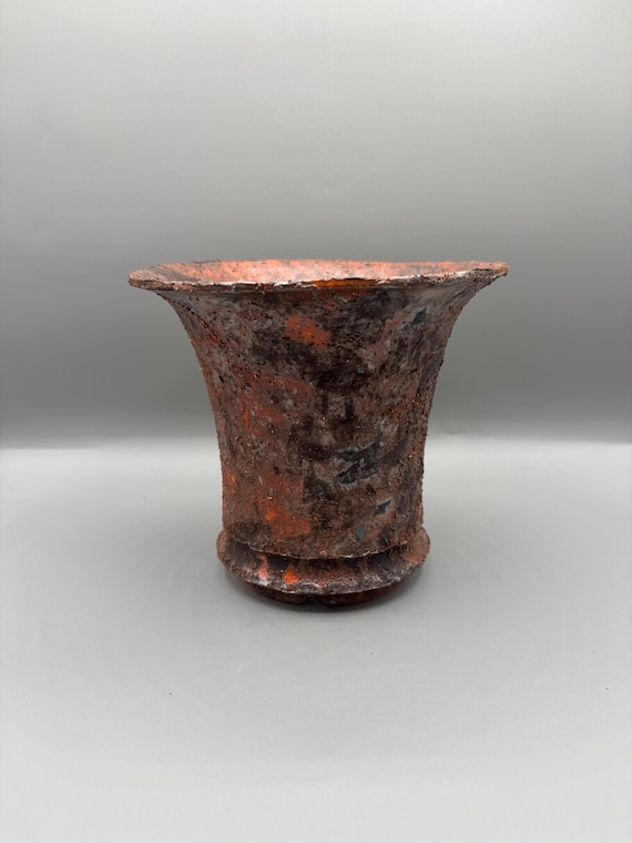 6 inch W* 5.25 inch H/ High quality handmade ceramic pottery/Succulent Pot/Handmade Pot/Caudex Pot/Ceramic Pot/Planter/Black Pot/Cactus Pot