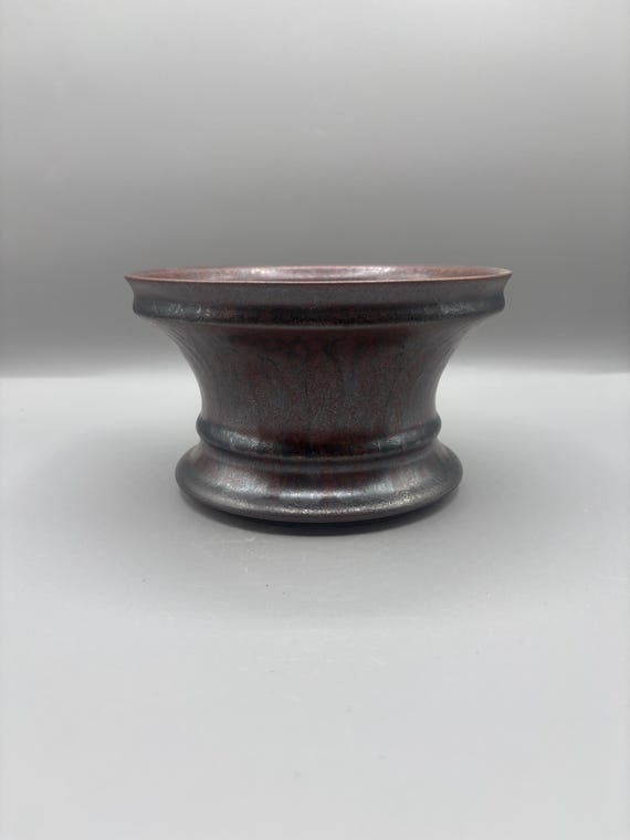 6.5 inch W* 4 inch H/ High quality handmade ceramic pottery/Succulent Pot/Handmade Pot/Caudex Pot/Ceramic Pot/Planter/Black Pot/Cactus Pot