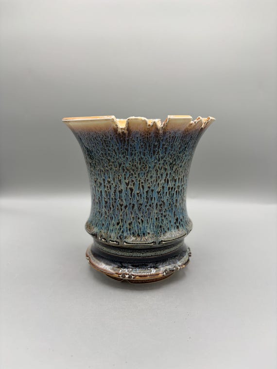 5.25 inch W* 5.5 inch H/ Mix Color/ High Quality Handmand Pottery/ Caudex Planter/Collector Pot/Caudiciform Planter/ Succulent Pot