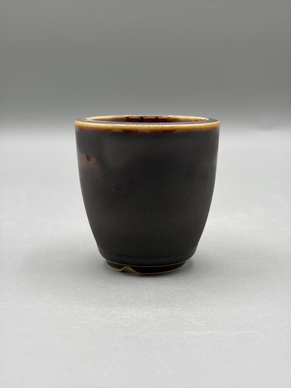 2 inch W* 2.25 inch H/ High Quality Handmand Pottery/ Brown Pottery/ Caudex Planter/Collector Pot/Caudiciform Planter