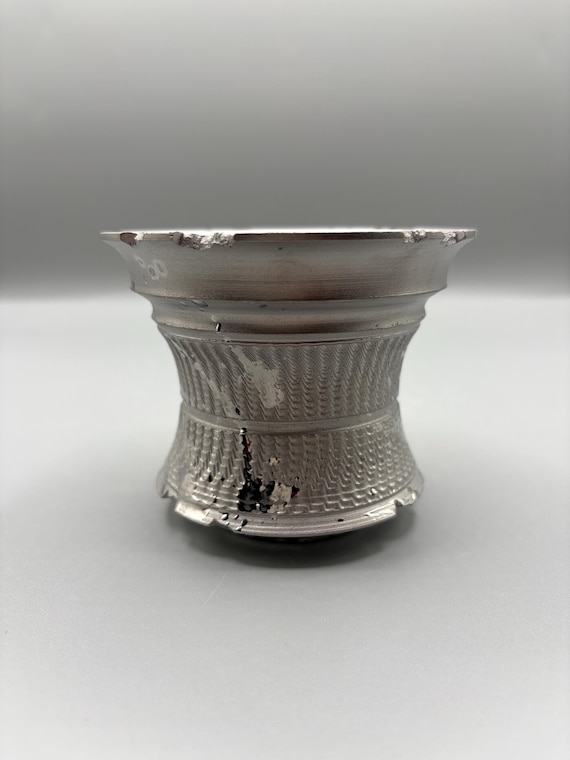 3.75 inch W* 3 inch H/ High quality handmade ceramic pottery/Succulent Pot/Handmade Pot/Caudex Pot/Ceramic Pot/Sliver Pot/Cactus Pot