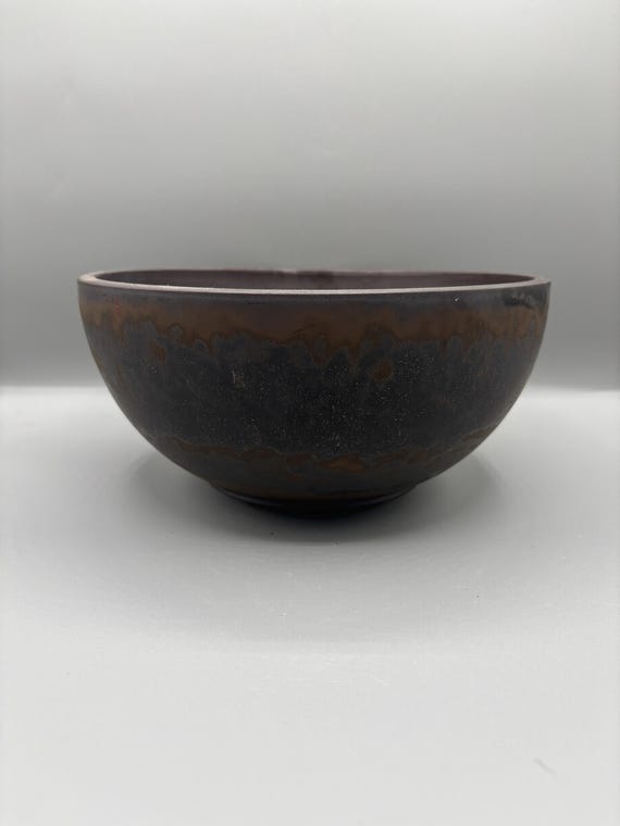 8.5 inch W* 4 inch H/High quality handmade ceramic pottery/Succulent Pot/Handmade Pot/Caudex Pot/Ceramic Pot/Planter/Black Pot/Cactus Pot