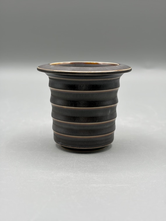 2 inch W* 2 inch H/ High Quality Handmand Pottery/ Brown Pottery/Caudex Planter/Collector Pot/Caudiciform Planter