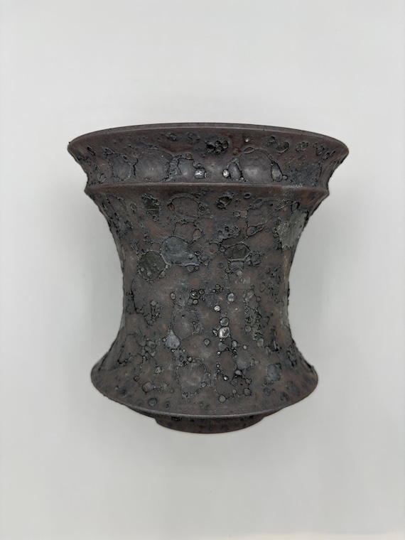 4.75 inch W* 4.75 inch H/ High quality handmade ceramic pottery/Succulent Pot/Handmade Pot/Caudex Pot/Ceramic Pot/Planter/Black Pot
