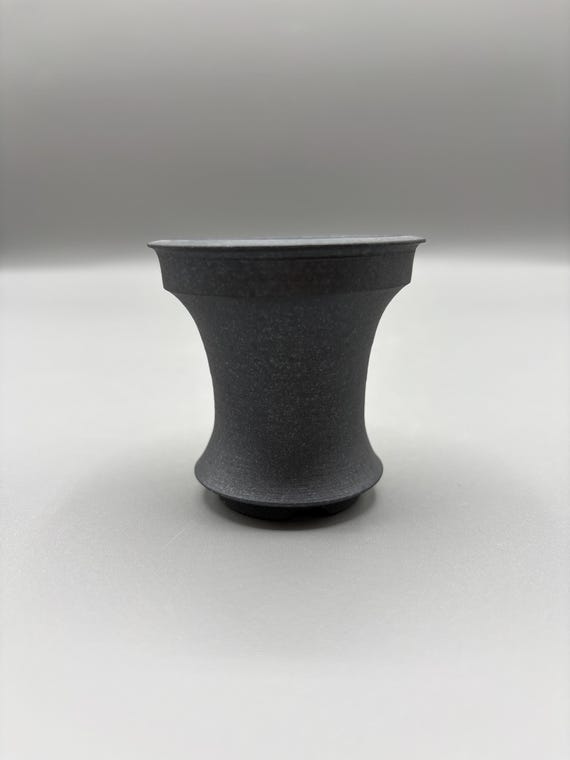2.25 inch W* 2.25 inch H/ High quality handmade ceramic pottery/Succulent Pot/Handmade Pot/Caudex Pot/Ceramic Pot/Planter/Black Pot