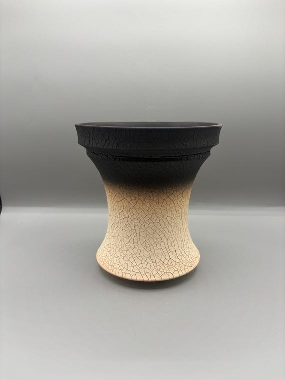 5.75 inch W* 6 inch H/ High quality handmade ceramic pottery/Succulent Pot/Handmade Pot/Caudex Pot/Ceramic Pot/Planter/Black Pot/Cactus Pot