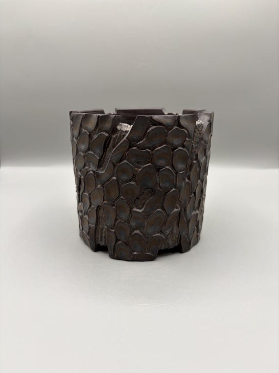 4.75 inch W* 4.5 inch H/ High quality handmade ceramic pottery/Succulent Pot/Handmade Pot/Caudex Pot/Ceramic Pot/Planter/Black Pot
