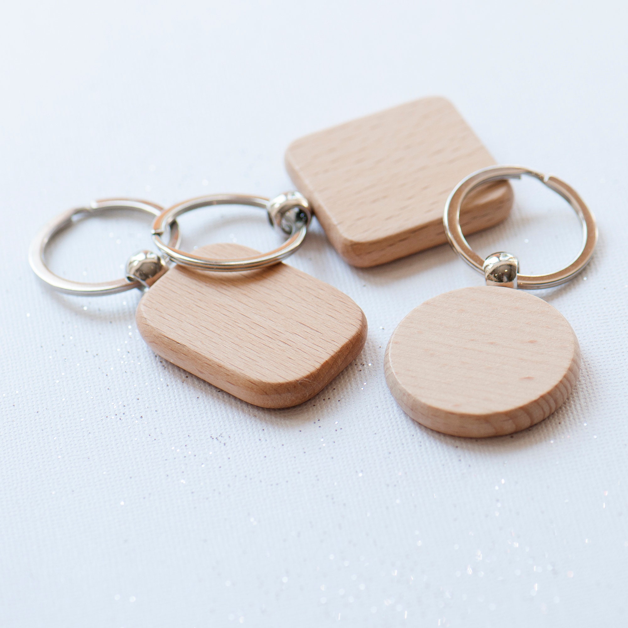 Wood Keychain Blanks, Keychain Blank Wood, Keychain Blank for Engraving,  Wholesale Craft Supplies, DIY Keychains, Craft Blanks, Bulk Supply 