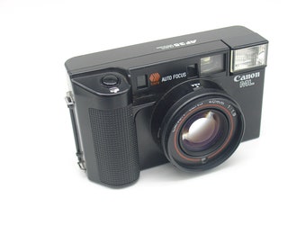 Canon AF35ML retro point-and-shoot film camera