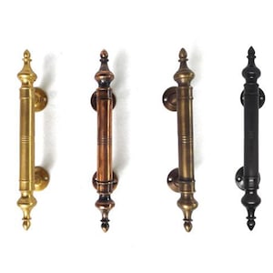 7,8" vintage massief messing deurkruk, antieke minaret kleine deurkruk, deurgrepen, kastdeur, kastdeur 20 cm