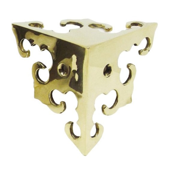 Set of 4 Pcs Vintage 3D Ornate Georgian Box Corner Protector