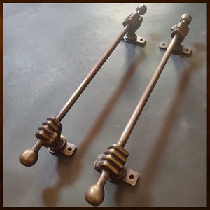 14,56 "Set von einzigartigen Hand Vintage massivem Messing Türgriff, antiker Eintrag Türgriff Schrank Schrank Grab Pull, Wohnkultur
