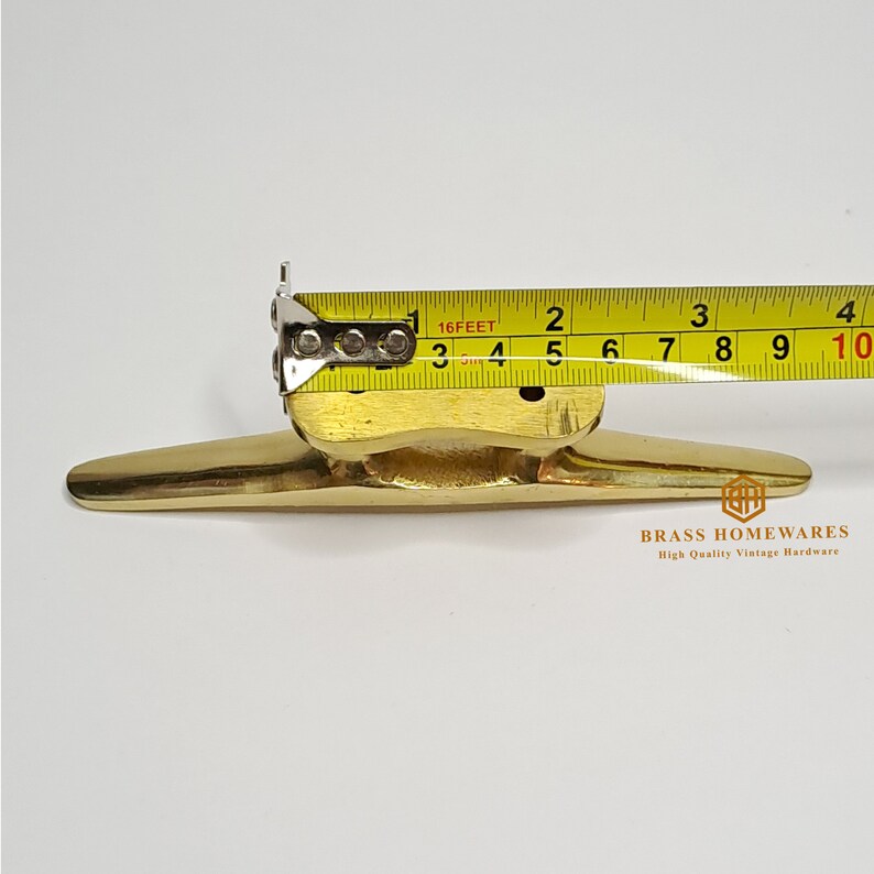 5.5 Set of SOLID BRASS Anchor Boat Cleats Hooks Strong Wall Hook Hanger