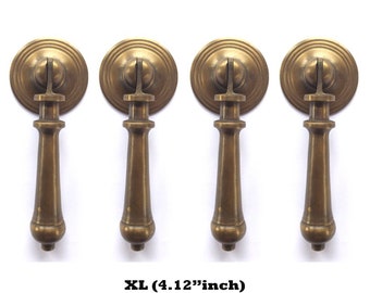 CZ-2066-128 -Poignées De Tiroir En Céramique Et Métal, Style Antique, Vintage, Pour Placard