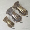 3"/5.1" Vintage Solid Brass Ladies Finger Desk Note Book Binder / Antique Paper Clip / Hand Paper Clamp/ / Vintage Page Holder/ Book Clasp product logo
