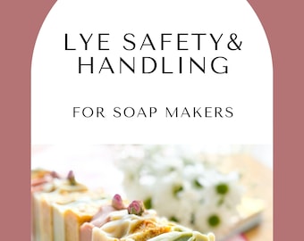 Veiligheidsgids met loog voor het maken van zeep: pdf-e-book