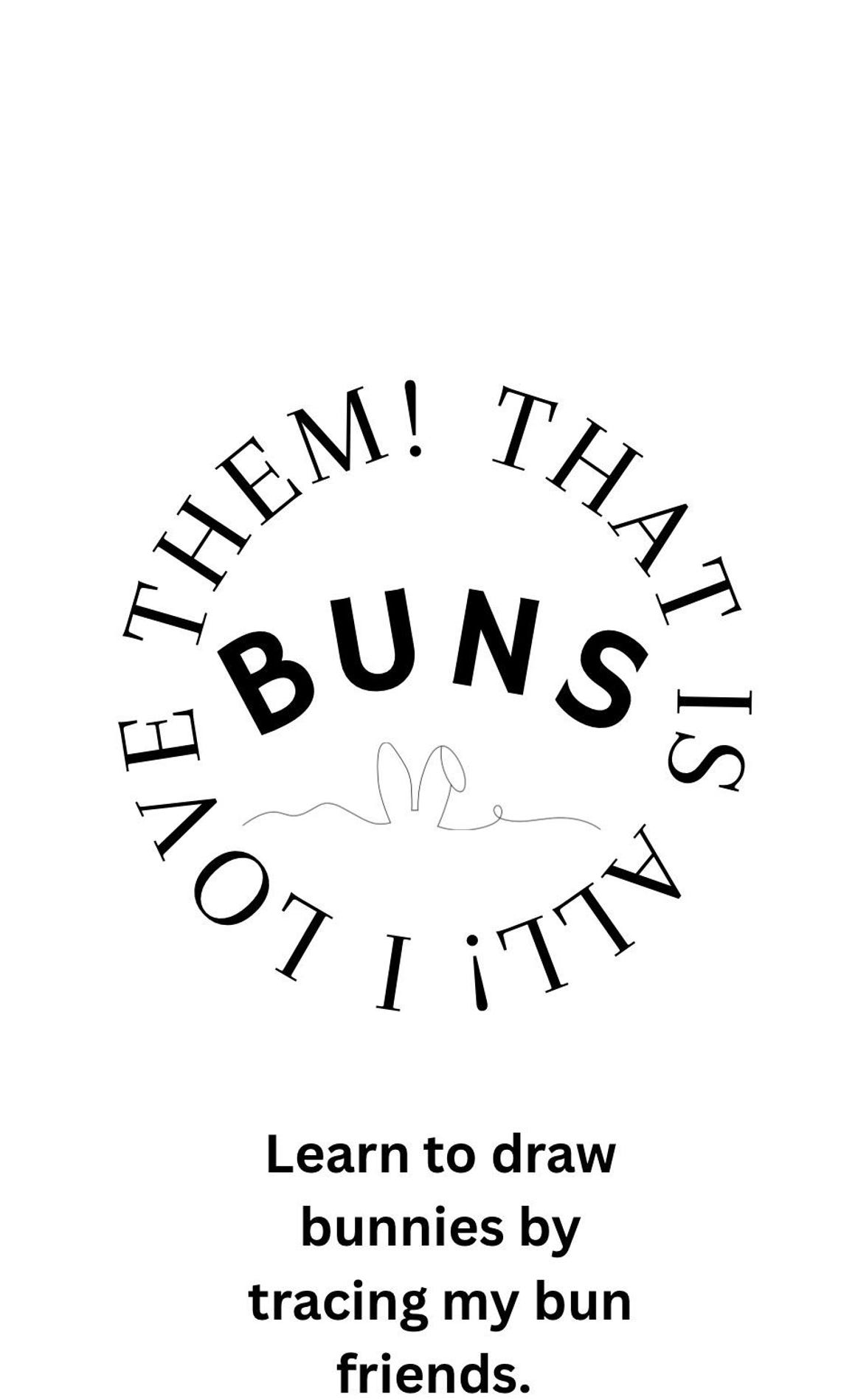 Learn to Draw Rabbits by Tracing. - Etsy