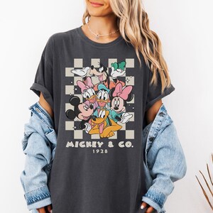 Comfort Colors® Vintage Mickey & Co 1928 Shirt, Mickey And Friends Shirt, Retro Disneyland Tee, Disneyworld Shirt, Disney Family Shirt