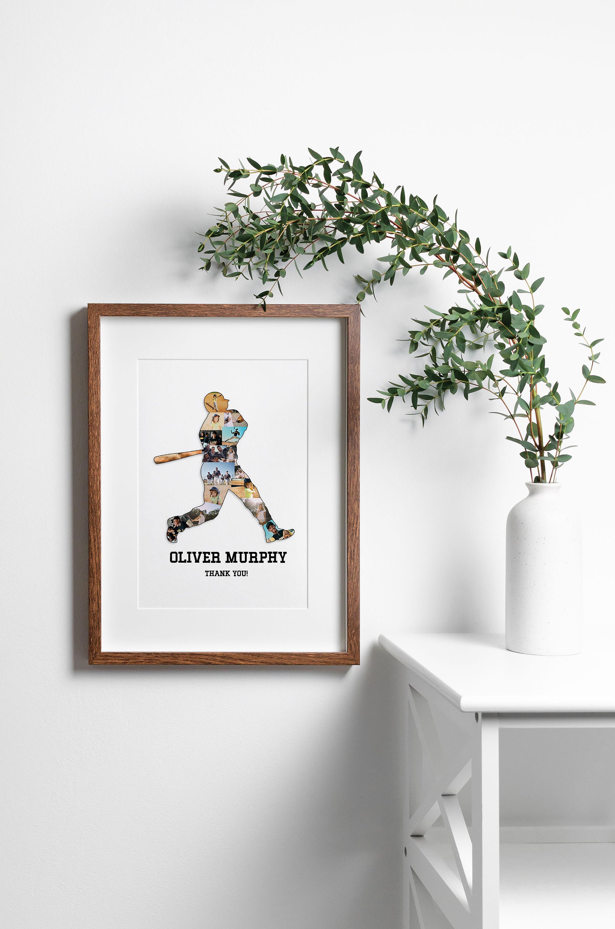 Printable Baseball Photo Collage Baseball Gift Art Birthday - Etsy