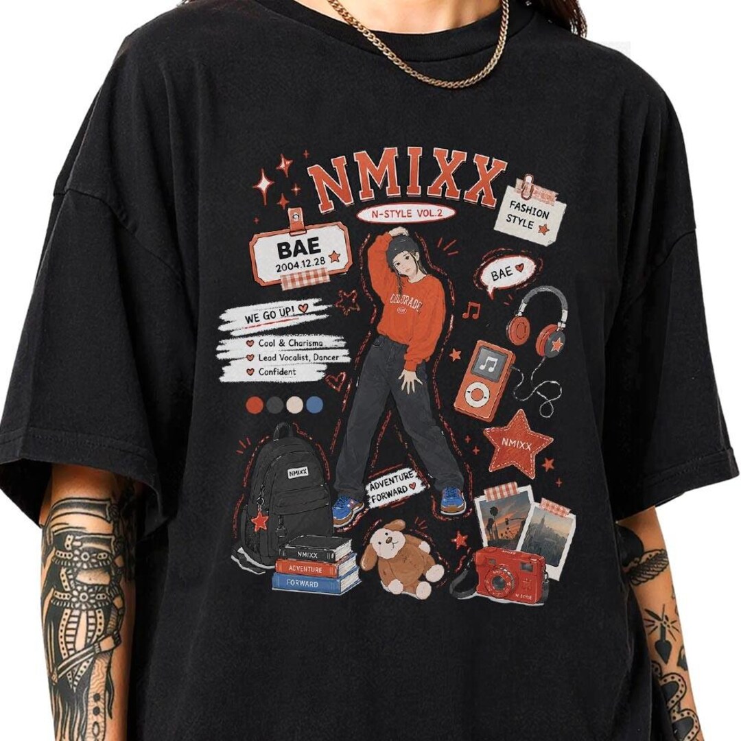 Bae NMIXX Shirt, Nmixx Bae Kpop Tee, Nmixx Retro Graphic Shirt, Nmixx ...