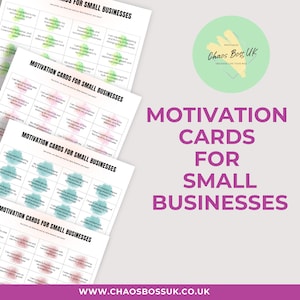 Cartes d'affirmation pour les petites entreprises - 16 cartes imprimables conçues pour inspirer, motiver et réussir l'entrepreneuriat