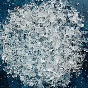 Broken Fake floating Silicone Rubber Ice / glass Shards