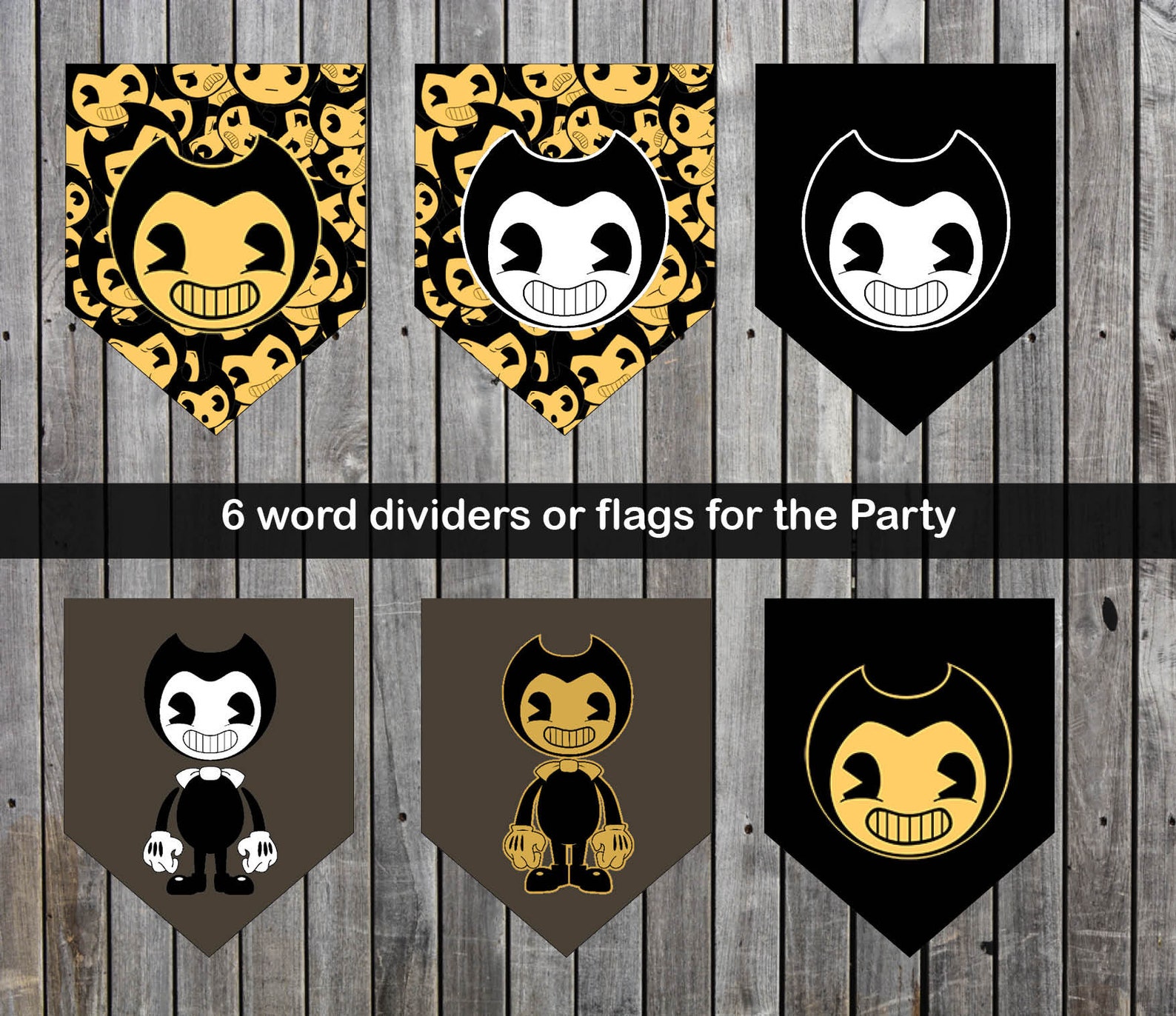 Bendy and the Ink Machine Birthday Banner - Etsy