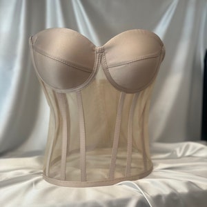 Nude Corset - Etsy
