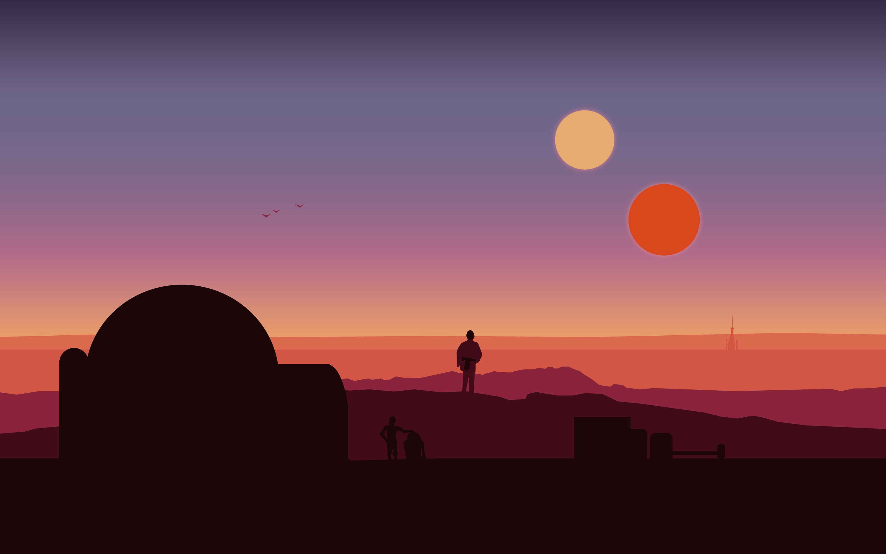 86 Binary Sunset ideas  star wars sunset star wars wallpaper