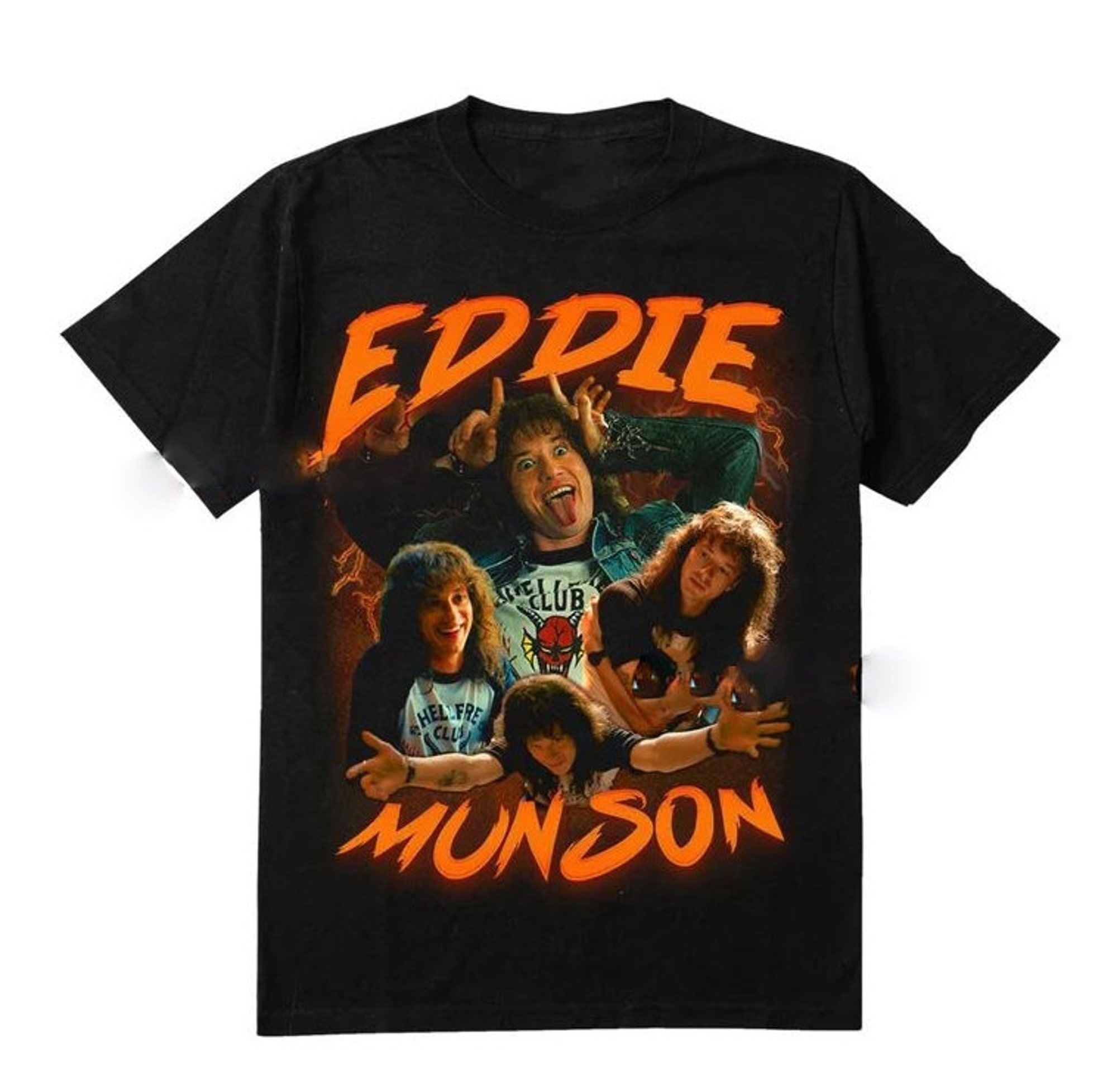 Eddie Shirt, Munson Bootleg 90s Inspired Tee, Joseph Quinn Shirt, Joe Quinn T shirt