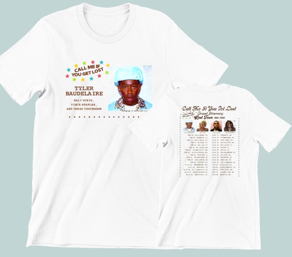 Discover New 2022 Tyler The Creator Shirt, Call Me If You Get Lost Shirt
