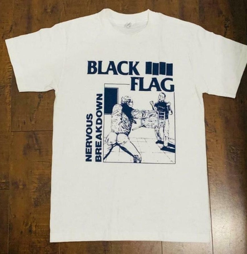 Rock Band Nervous Breakdown Black Flag t-shirt