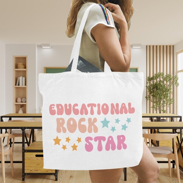 Large Teacher Bag| Teacher Tote Bag| Teacher Gift| Educator Gift