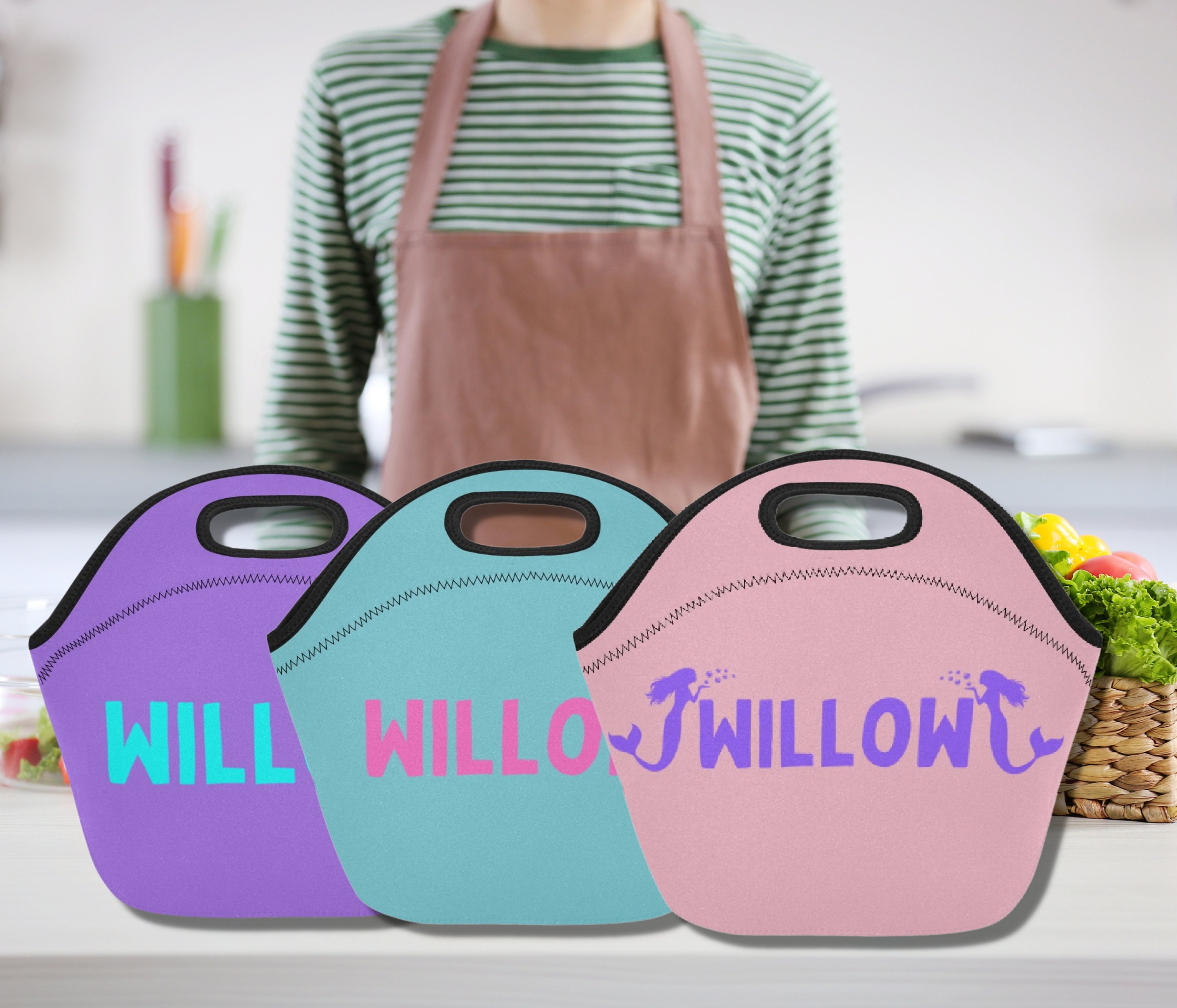 Custom Name Lunch Bag kid s Neoprene Lunch Tote insulated Lunch Tote for School Work Travel lunch Box for Girl s Women Etsy Ireland