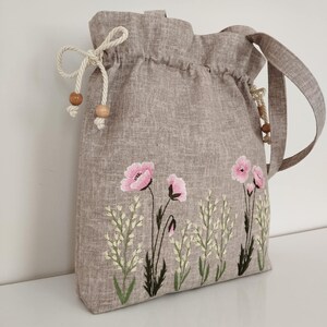 Textiltasche, handgemachte Damentasche mit Stickerei, Tragetasche, Tragetaschen, Damentasche, handgemachte Tasche, handgemachte bestickte Tasche, handgemachte Tasche