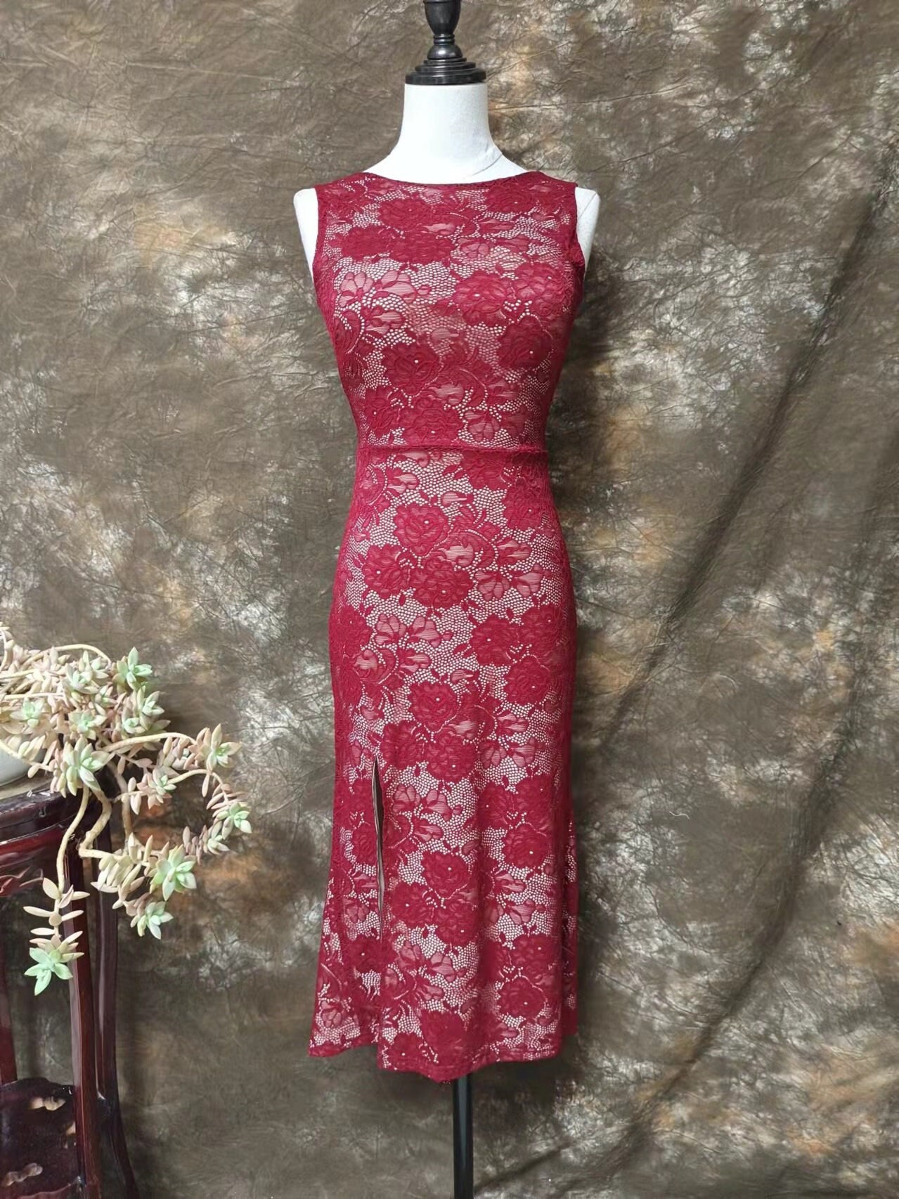 Tango dress cross lace back Q05