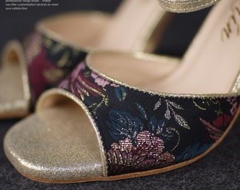 Argentine Tango shoes vintage pattern