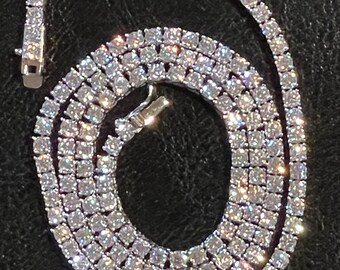 Vvs Diamond Chain - Etsy