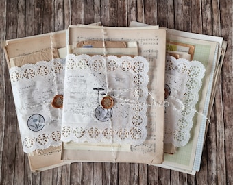 paquet de papier journal vintage