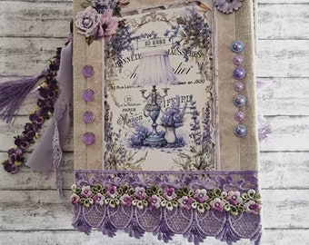 Handmade Journal Lilac, Purple