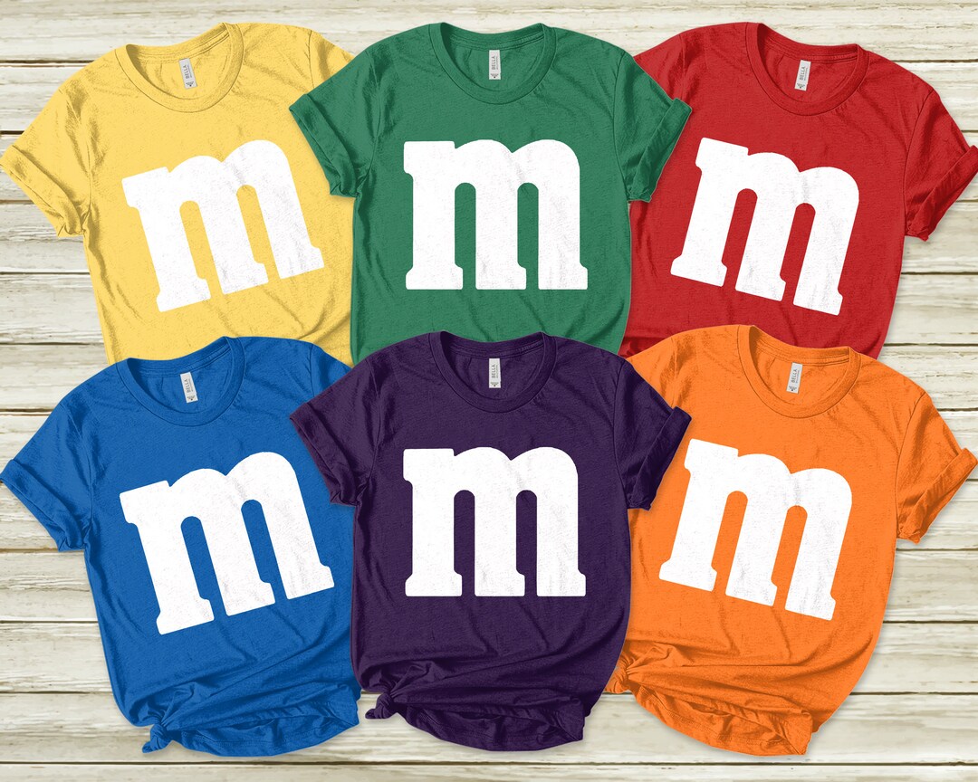 M&M T Shirt M and M T Shirt Group Family Halloween Costume T Etsy