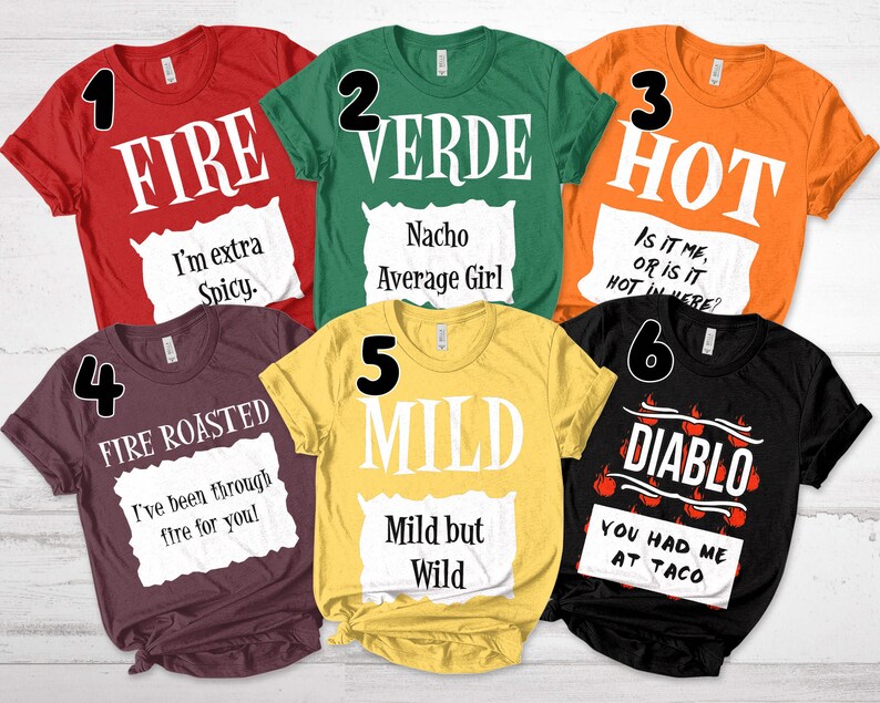 Hot Sauce Shirt, Taco Sauce Group Shirts, Taco Sauce Friends Matching Shirts, Hot Sauce Family Shirts, Halloween Costumes E-08082299 