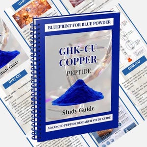 GHKCU Copper PEPTIDE EBOOK didattico modificabile Guida allo studio e alla ricerca Rimodellamento cellulare Appunti scientifici Biochimica Riferimento molecolare