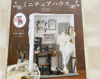 Have fun making miniature houses with paper bands-Free shipping from Japan! Japanese Craft Book