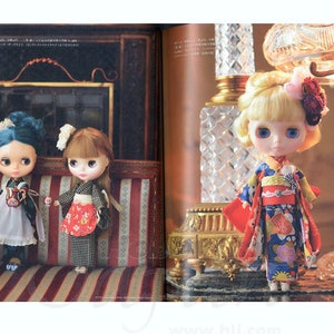 Recept voor Japanse poppencoördinatie: van het maken van kimono en accessoires tot het verzorgen van haarGratis verzending vanuit Japan, Japans handwerkboek afbeelding 2